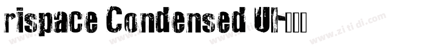 rispace Condensed Ul字体转换